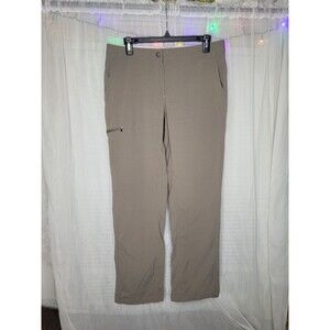 L.L.Bean water repellent comfort trail pants mid rise straight leg size 10 M/T